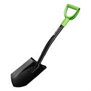 Лопата штыковая, 185х275х810 мм, цельнометаллическая, Сибртех 18626