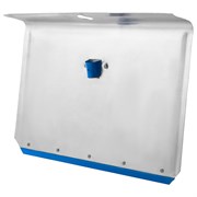 Лопата для уборки снега тротуарная, алюминиевая, 600 х 400 мм, без черенка, Сибртех 18662