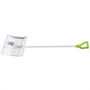 Лопата для уборки снега алюминиевая, 470 х 350 х 1370 мм, стальной черенок, Сибртех 18674