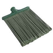 Метла полипропиленовая, 270 х 260 мм, плоская распушенная, без черенка, Сибртех 18698