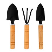 Набор по уходу за комнатными растениями, деревянные рукоятки, 3 предмета, Palisad 18729