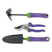 Набор садового инструмента, обрезиненные эргономичные рукоятки, 3 предмета, Era, Palisad 18731