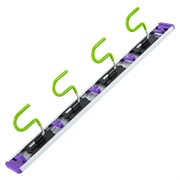 Алюминиевый настенный держатель для садового инструмента, 4 крюка, Palisad 18738