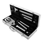 Набор приборов для барбекю, 5 шт, в алюминиевом кейсе, Camping Palisad 18811