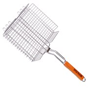 Решетка гриль 260 х 320 х 65 мм. объемная хромированная Camping Palisad 18812