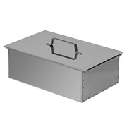 Коптильня двухъярусная 420 x 270 x 175 мм, нержавеющая сталь, 0.8 мм. с поддоном, Camping Palisad 18834