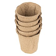 Горшочек для рассады, 60 х 60 мм, торфяной, 5 шт, 18888