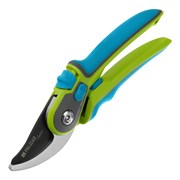 Секатор прямого реза, 225 мм, регулировка захвата, трехкомпонентные рукоятки, Luxe, Palisad 18906