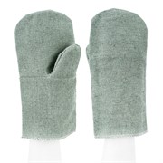 Рукавицы брезентовые огнеупорные, одинарный наладонник, 2 размер Сибртех 18921