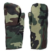 Рукавицы зимние, защита от пониж температур и мех воздействий, утеплитель ватин, камуфляж Сибртех 18930