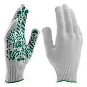 Перчатки садовые х/б, ПВХ покрытие, 