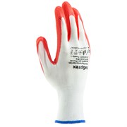 Перчатки   трикотажные полиэфирные, латексное рельефное покрытие, Россия, Сибртех 18979