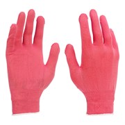 Перчатки Нейлон, 13 класс, цвет розовая фуксия, L 18986