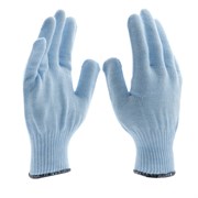 Перчатки трикотажные, акрил, цвет зенит, оверлок Сибртех 19009