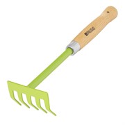 Грабли 5 - зубые, 90 х 330 мм, стальные, деревянная рукоятка, Classic, Palisad 19040