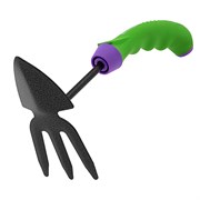 Мотыжка комбинированная, 75 х 260 мм, стальная, обрезиненная эргономичная рукоятка, Era, Palisad 19056