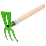 Мотыжка комбинированная, 75 х 380 мм, стальная, деревянная рукоятка, Агроном, Сибртех 19079