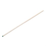 Черенок деревянный, 25 х 1200 мм, высший сорт, пластиковая резьба (подходит для метел, щеток) 19139