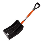 Лопата для уборки снега пластиковая, 275 х 345 х 890 мм, стальной черенок, Stels 19214