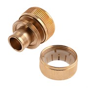 Муфта ремонтная для шланга, 3/4, латунная Palisad 19235