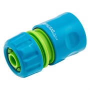 Соединитель пластмассовый, быстросъемный для шланга 1/2, однокомпонентный Palisad Luxe 19251