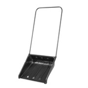 Движок для уборки снега пластиковый, 570 х 470 х 1300 мм, стальная рукоятка, Сибртех 19285