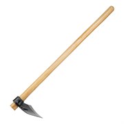 Кетмень, 148 х 243 х 900 мм, цельнокованый, деревянный лакированный черенок, Сибртех 19300