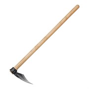 Кетмень, 175 х 265 х 900 мм, цельнокованый, деревянный лакированный черенок, Сибртех 19301