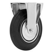 Колесо неповоротное D 200 мм, крепление  платформенное Сибртех 19320