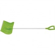 Лопата для уборки снега пластиковая Profi, 500 х 330 х 1340 мм, стальной черенок, Сибртех 19385