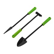 Набор по уходу за комнатными растениями, пластиковые рукоятки, 3 предмета, Palisad 19421