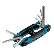 Набор ключей имбусовых HEX, складные, 8 шт CrV Gross 15005