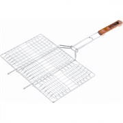 Решетка гриль 340 х 220 мм, хромированная Camping Palisad 19489