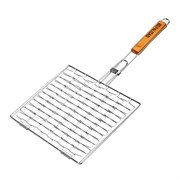 Решетка гриль 350 х 280 мм, универсальная, эластичное плетение, хромированная Camping Palisad 19490