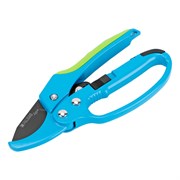 Секатор прямого реза, 200 мм, храповой механизм, металлические обaрезиненные рукоятки, Luxe, Palisd 19505