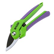 Секатор прямого реза, 210 мм, шестеренный привод, двухкомпонентные рукоятки, Palisad 19506