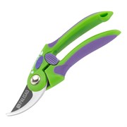 Секатор прямого реза, 215 мм, регулировка захвата, двухкомпонентные рукоятки, Palisad 19514