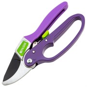 Секатор прямого реза, 200 мм, храповой механизм, металлические обрезиненные рукоятки, Palisad 19517