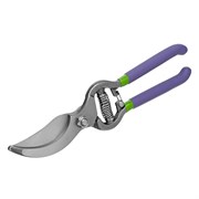 Секатор прямого реза, 255 мм, цельнокованый, металлические обрезиненные рукоятки, Palisad 19520