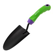 Совок посадочный широкий, 75 х 325 мм, стальной, обрезиненная эргономичная рукоятка, Era, Palisad 19576