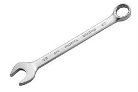 Ключ комбинированный, 22 мм, CrV, матовый хром Matrix 15080