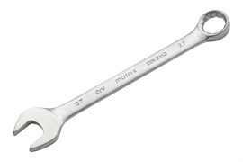 Ключ комбинированный, 27 мм, CrV, матовый хром Matrix 15083
