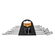 Набор ключей комбинированных, 6-17 мм, хромированные, 6 шт, Sparta 15096