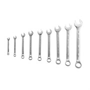 Набор ключей комбинированных, 6-22 мм, 9 шт, CrV, матовый хром Matrix 15103