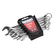 Набор ключей комбинированных, 8-17 мм, 6 шт, CrV, полированный хром Matrix 15108