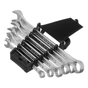 Набор ключей комбинированных, 8-17 мм, CrV, 6 шт Сибртех 15110