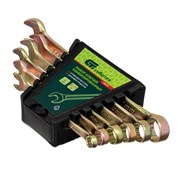 Набор ключей комбинированных, 8-17 мм, 6 шт Сибртех 15115