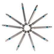 Набор бит РН2 х 70, сталь S2, 10 шт. Gross 14571