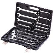 Набор ключей комбинированных, трещоточных 13 шт. Matrix 15172