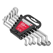 Набор ключей накидных, 6-17 мм, CR-V, 6 шт, полированный хром Matrix 15210